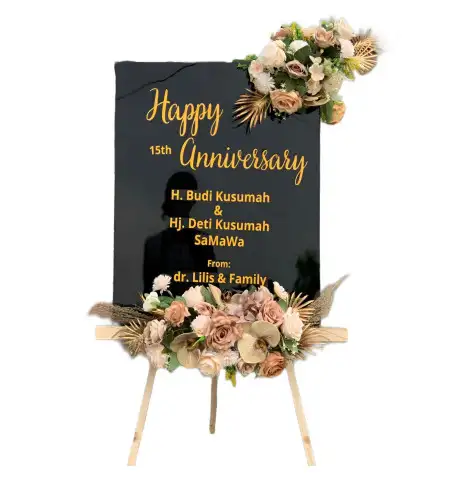 Papan Bunga Akrilik Suka Bangun