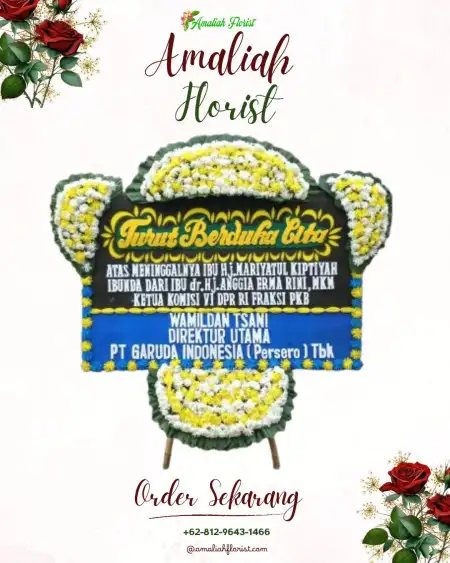 Papan Bunga Duka Suka Bangun